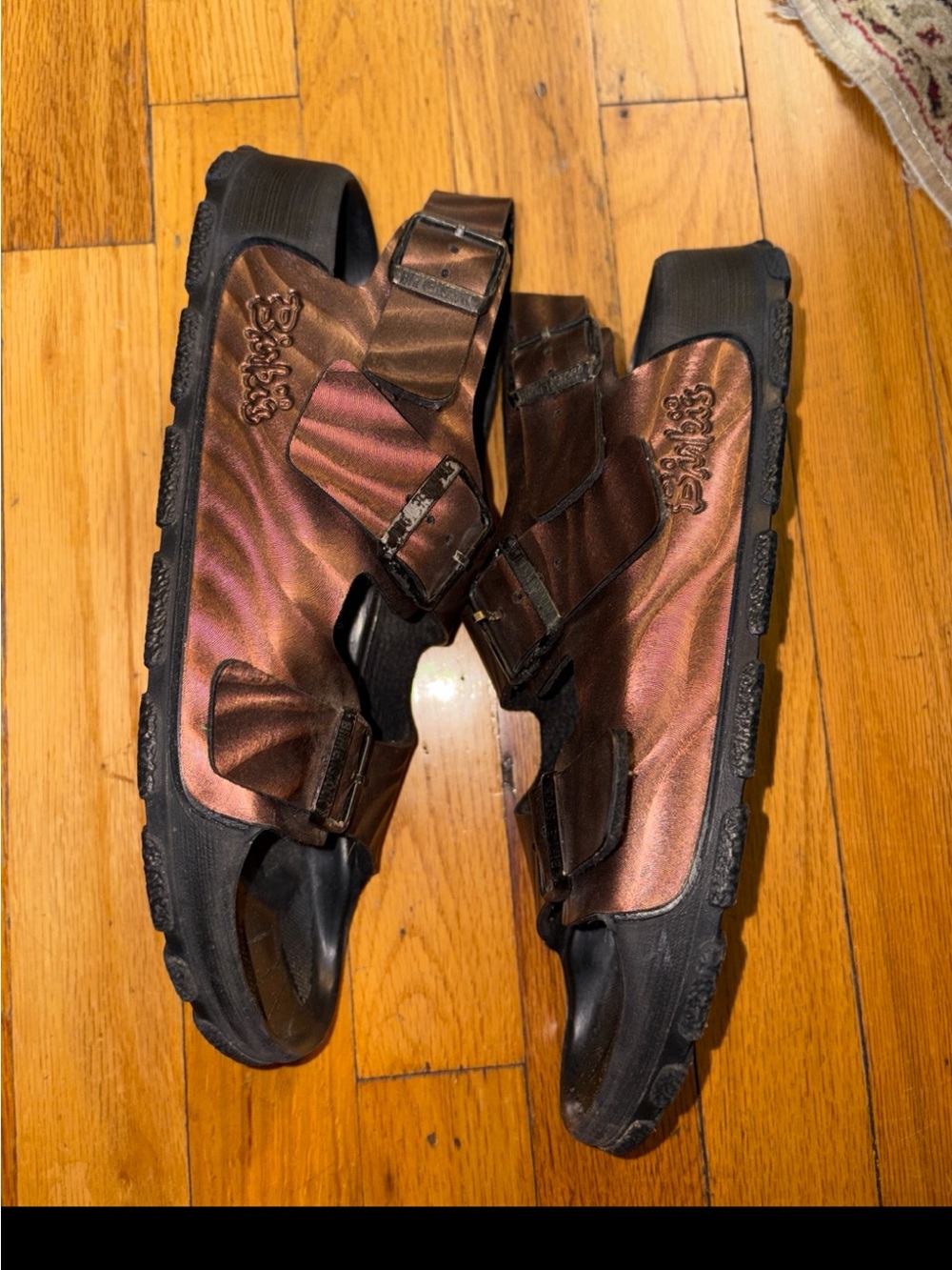 Birkenstock Birki's Haiti bronze like new
Size is 10 women 41 Europe - Picture 3 of 7